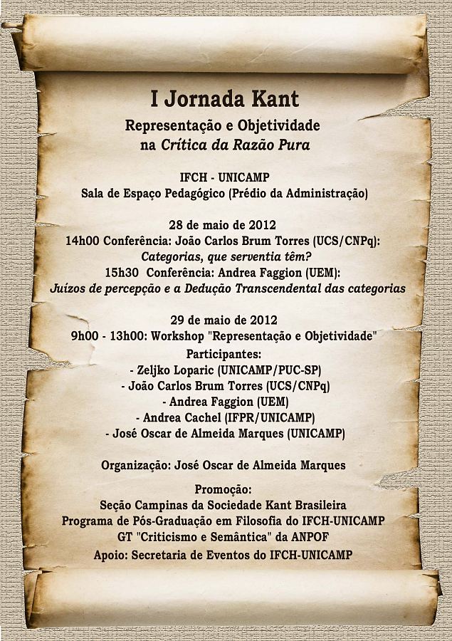 I Jornada Kant