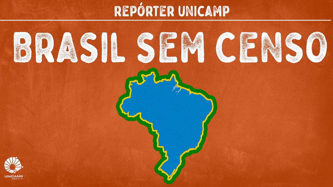 audiodescrição:card colorido com fundo laranja, com uma ilustração de mapa do brasil e os dizeres "brasil sem censo"