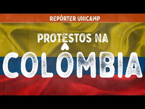 Reportagem sobre protestos na Colômbia contra o presidente Iván Duque