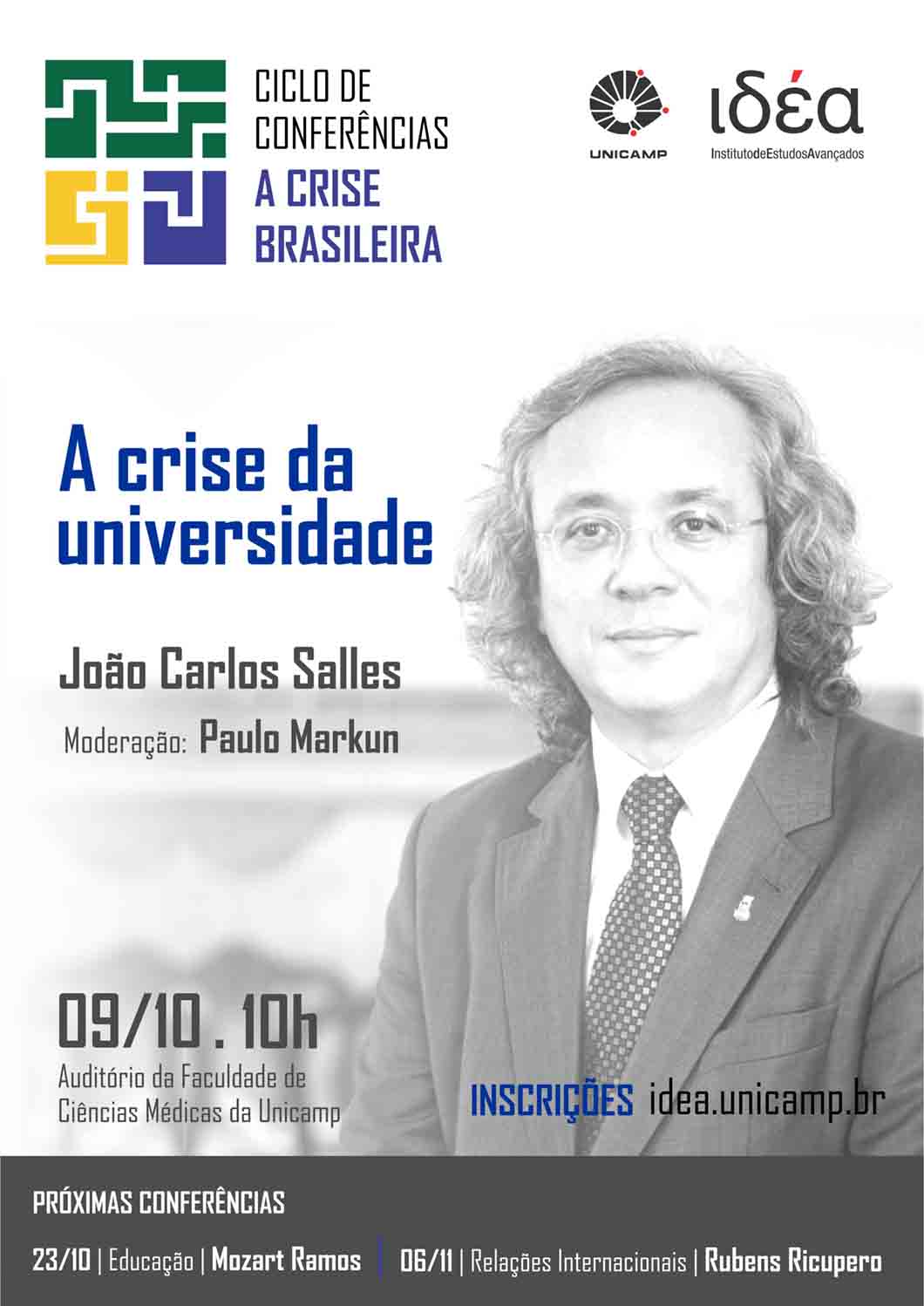 Cartaz de divulgação do evento