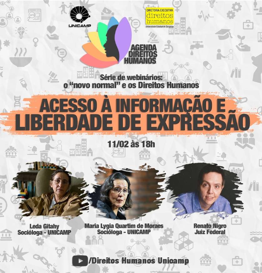 Webinário da Diretoria Executiva de Direitos Humanos - Liberdade de Expressão