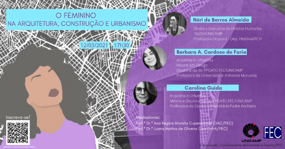 Webinário Aborda O Feminino Na Arquitetura Construção E Urbanismo