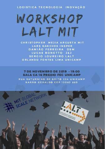 cartaz de divulgação do evento do Latl sobre logística