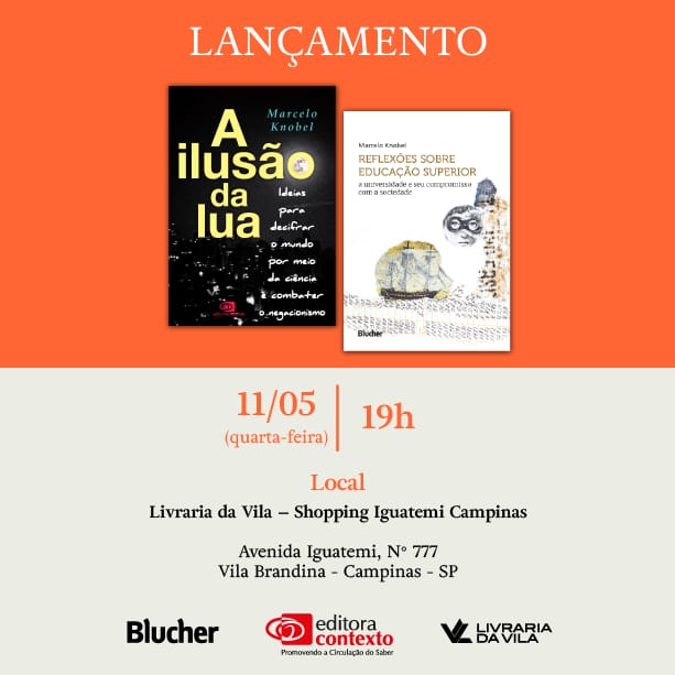 Cartaz de lançamento do livros