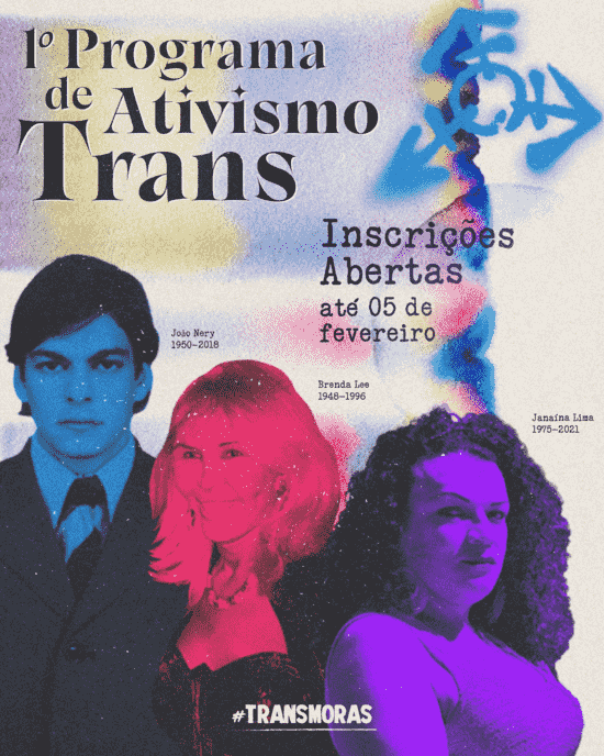 Ateliê Transmoras convida para o 1º Programa de Ativismo Trans