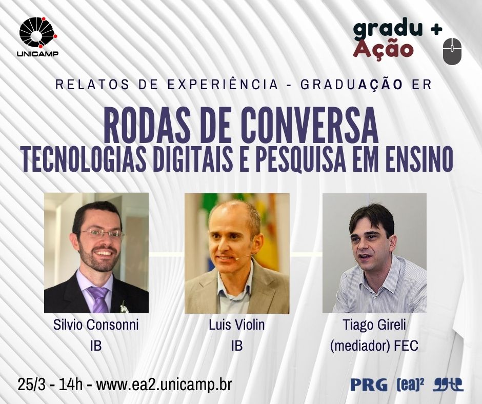 Rodas de Conversa Graduação - Tecnologias Digitais