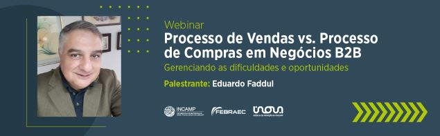 Webinário da Inova sobre compra em venda em negócios com Eduardo Faddul