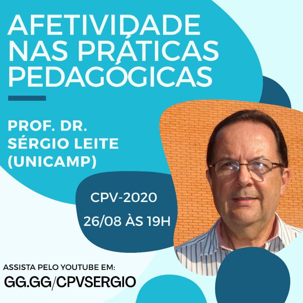 Sérgio Leite - Cartaz de divulgação da palestra