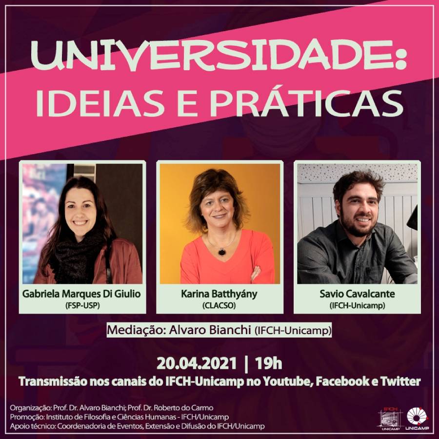 Mesa-redonda Universidade: Ideias e Práticas