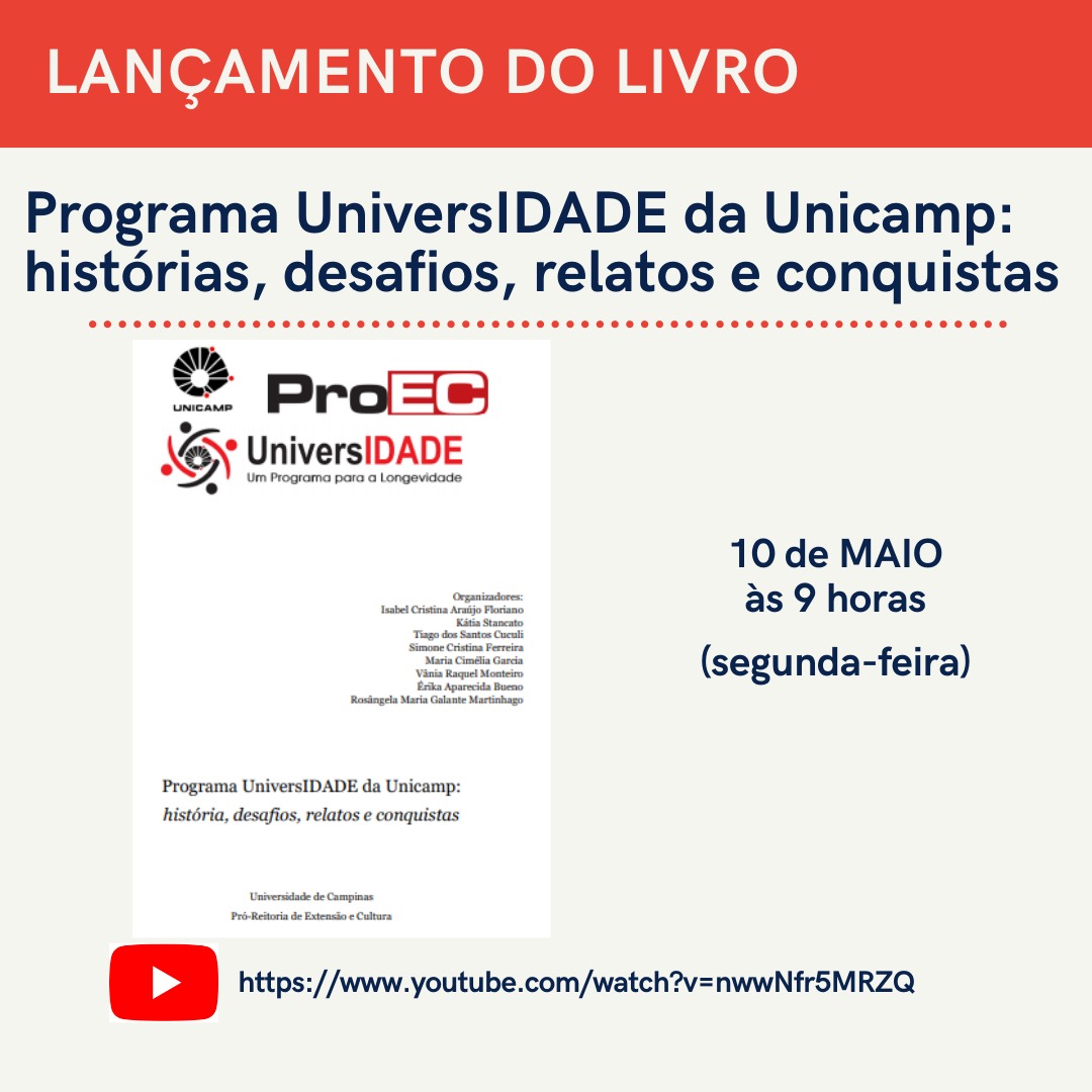 Lançamento de livro do Programa UniversIdade