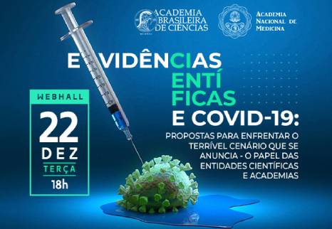 webinario “Evidências científicas e COVID-19: propostas para enfrentar o terrível cenário que se anuncia 