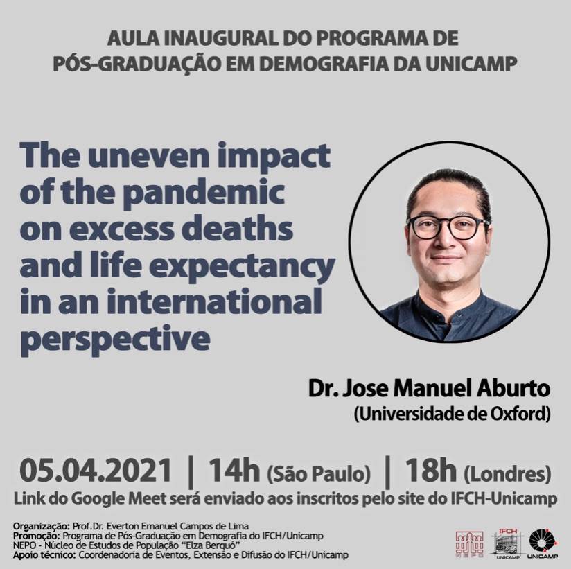 Aula inaugural Pós-graduação em Demografia