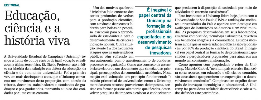 Editoria do Correio Popular