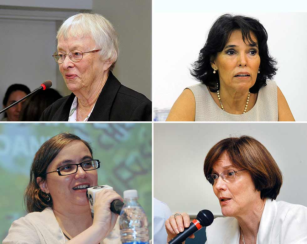 Carol Hollingworth Collins, Sara Teresinha Olalla Saad, Anita Jocelyne Marsaioli e Iscia Teresinha Lopes Cendes