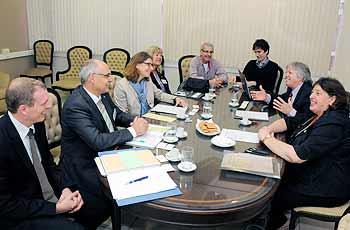 Visita da delegação alemã