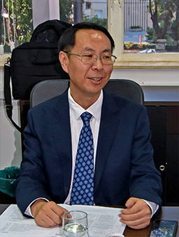Diretor-geral da delegação de Pequim, Zhao Yaotian: mesmo caminho que a China