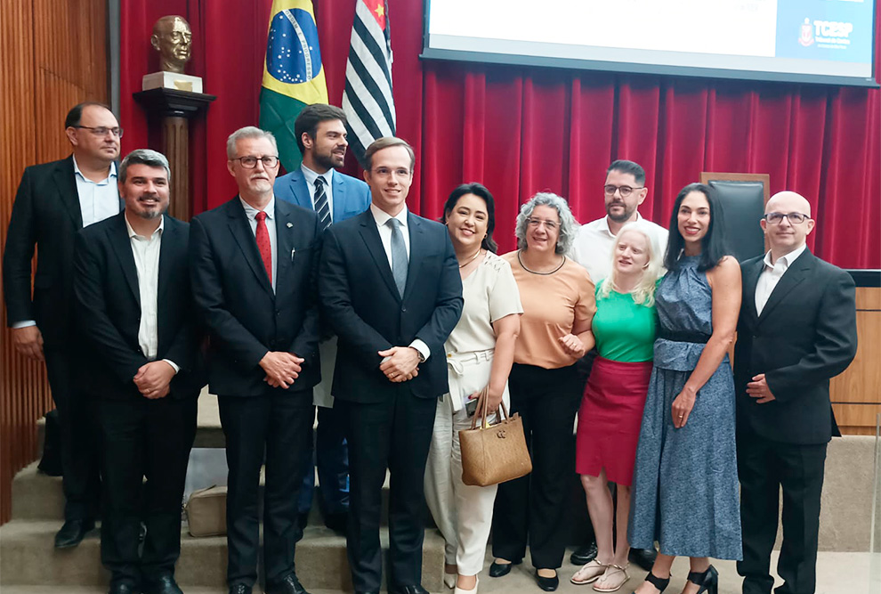 Equipe da Unicamp que participou do último encontro promovido pelo TCE-SP