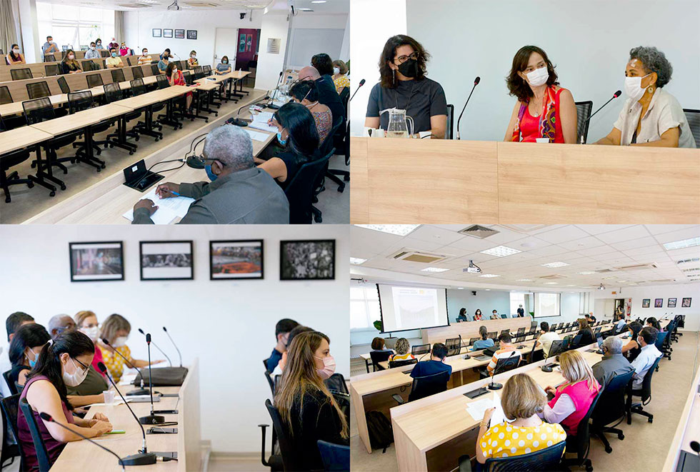 Evento de lançamento do programa Refúgio Acadêmico realizado em abril de 2022