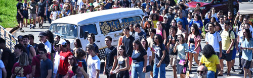 A Unicamp recebeu nesta segunda-feira (24/2) 3.500 novos estudantes da graduação e do Profis; atividades aconteceram durante toda a manhã