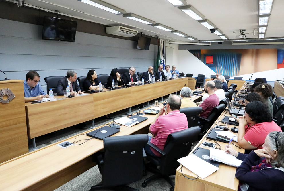 Durante encontro o presidente do Cruesp, reitor Paulo Cesar Montagner, reafirmou o índice de reajuste