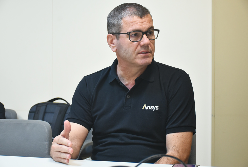 O representante da Ansys Ricardo Cremonini: aproximação com a Universidade