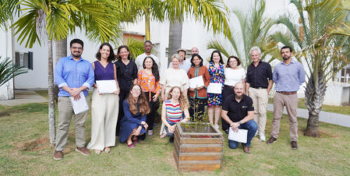 Grupo que participou da primeira edição do Programa de Liderança e Colaboração Acadêmica
