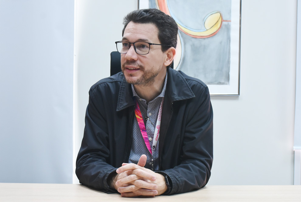 O superintendente do Caism, João Renato Bennini Junior: reconhecimento do trabalho de excelência
