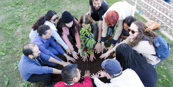 Grupo que integrou a turma de Mudança Climática - curso do Cameja