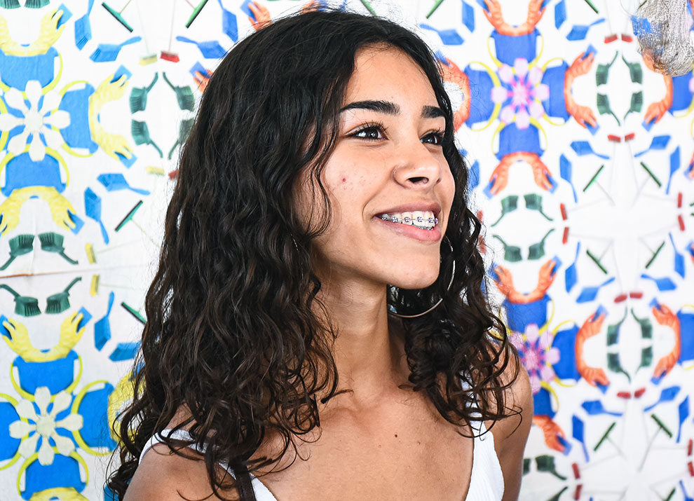 Os colegas de turma, Giovana Hidalgo, Vicente Ávila e Ana Clara Rodrigues
