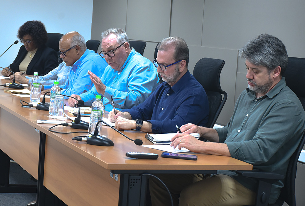 O reitor Paulo Cesar Montagner destacou se tratar de uma "reunião muito respeitosa, em que as pautas foram apresentadas e debatidas"