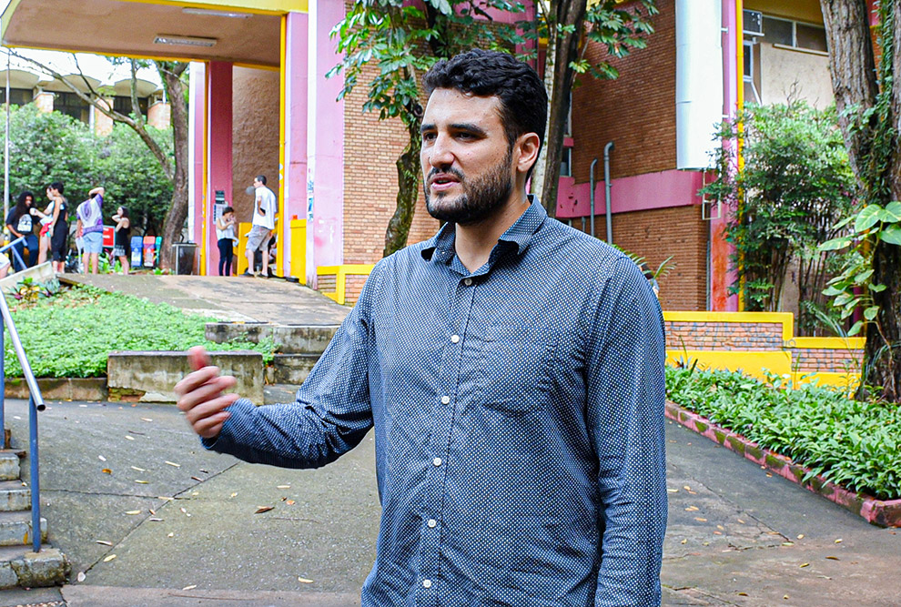 O responsável pelo Centro de Humanidades Digitais do IFCH, Thiago Nicodemo: pesquisa mais coletiva e colaborativa