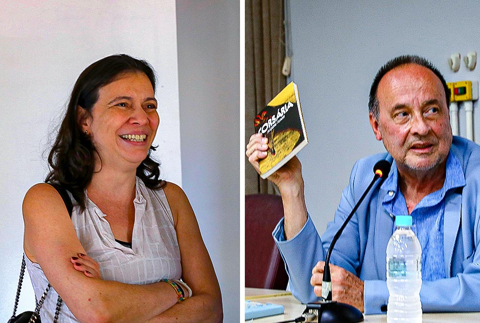 Os organizadores do colóquio, Daniela Birman e Francisco Foot Hardman: retomada ao formato presencial 