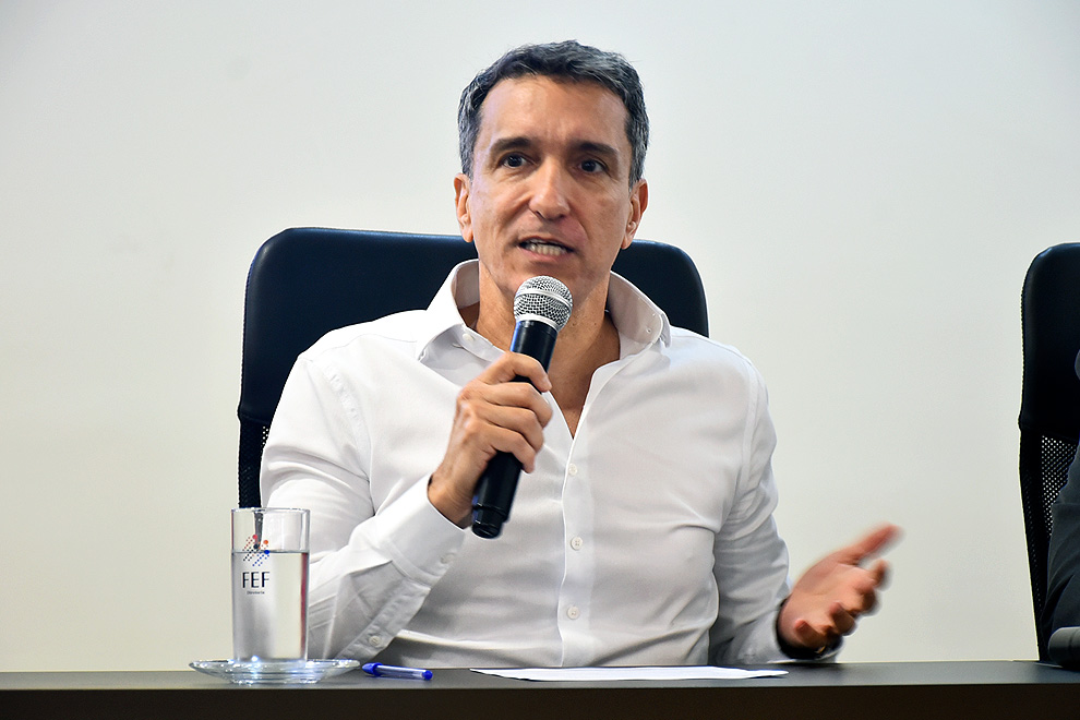 O diretor da FEF, Odilon Roble: espaços receptivos