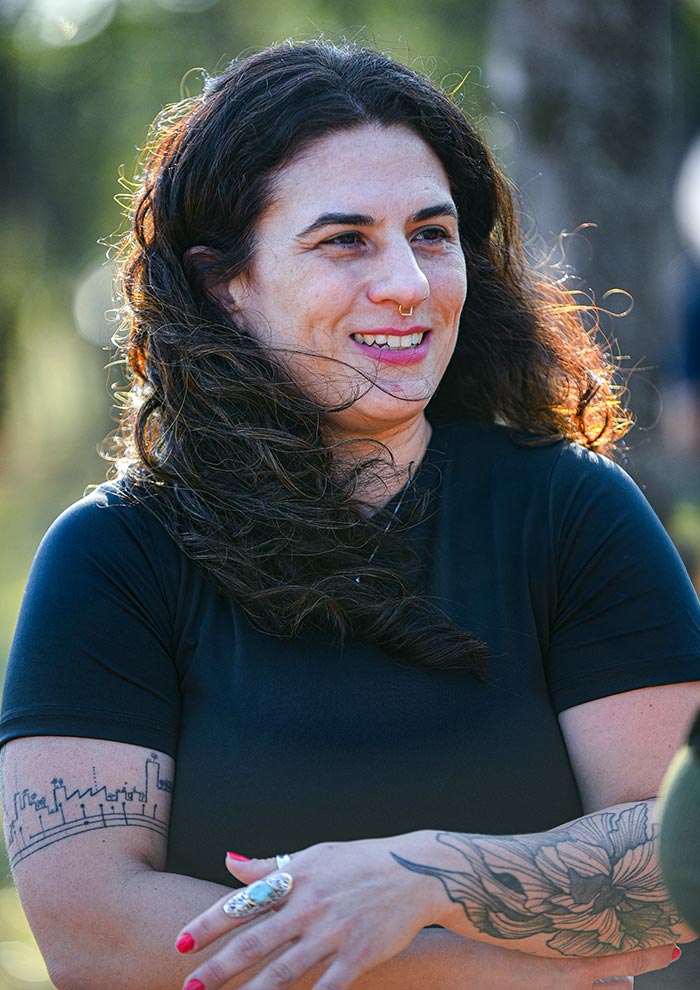 A coordenadora de sustentabilidade da Unicamp, Thalita Dalbelo: várias parcerias e apoio